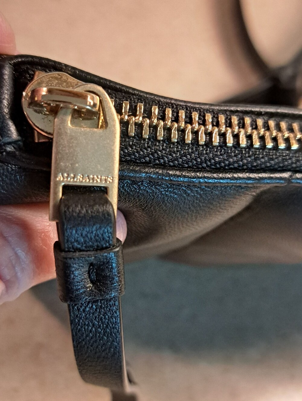 All Saints Eve Quilted Leather Crossbody Bag - Picture 5 of 11